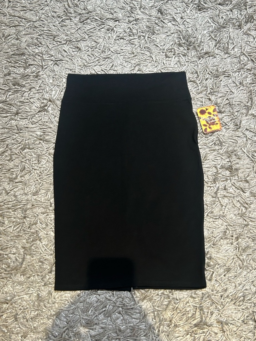 Hybrid & Company Black Pencil Skirt Back Slit Women’s Size XL